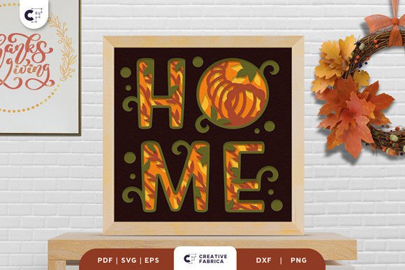 Cornucopia HOME 3D Shadow Box Paper Cut Review