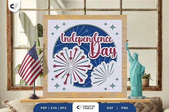 Independence Day Firework 3D Shadow Box Review