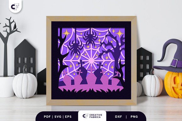 Spooky Halloween Graveyard 3D SVG: A Detailed Review for Digital Sellers