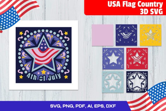 USA Flag 3D Shadow Box SVG: A Designer’s Real-World Review