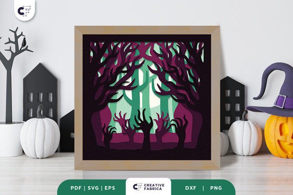 Zombie Hand 3D SVG for Halloween Branding